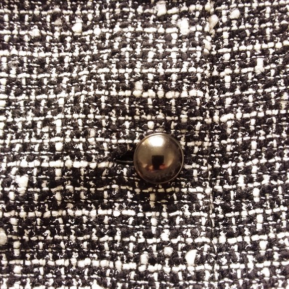 Elie Tahari Tweed Virgin Wool Blend Blazer Suit Jacket - Picture 5 of 9